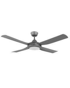 Ceiling Fan w/Tri-Colour LED 52in 4 ABS Titanium Blade