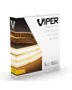 COB LED Strip Kit 24V 10W/m 320/m LEDs 3000K IP54 2000mm