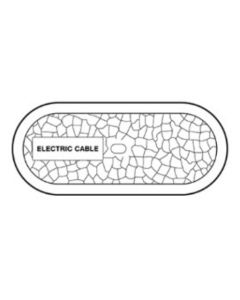 Electric Cable Concrete Cover Class A For P2 GRC Pit