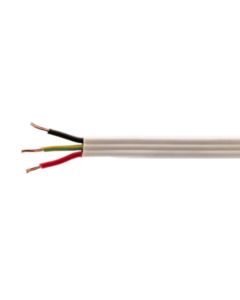 Flat Twin 2C+E 2.5mm PVC/PVC White 450-750V