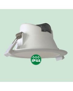 LED D/L RND Fixed Int Drv 9W 92mm C/O SMD 3/4/5.7K Wht
