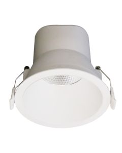 LED D/L 9W 3/4/5.7K 60deg 92mm C/O Wht IP44