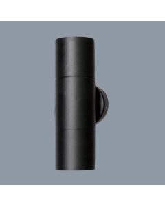 LED Wall Light Up/Down 8W 3/4/6K Aluminium Black IP65