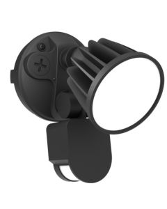 LED Floodlight w/PIR 15W 3/4/5.7K Opal PC Blk IP54