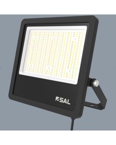 LED Floodlight 200W 3/4/5K 80CRI 110deg Blk IP66 IK08
