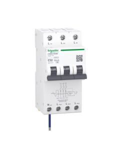 RCBO A9 iC60H3 3P+Ns C Curve 32A 30mA A