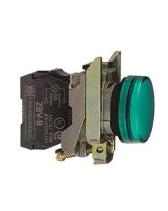 Pilot Indicator Comp 230-240V W/Integral LED Grn