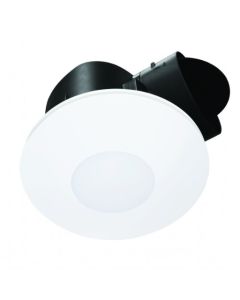 AIRBUS DC 200- DC Exhaust Fan 10w LED White round fascia
