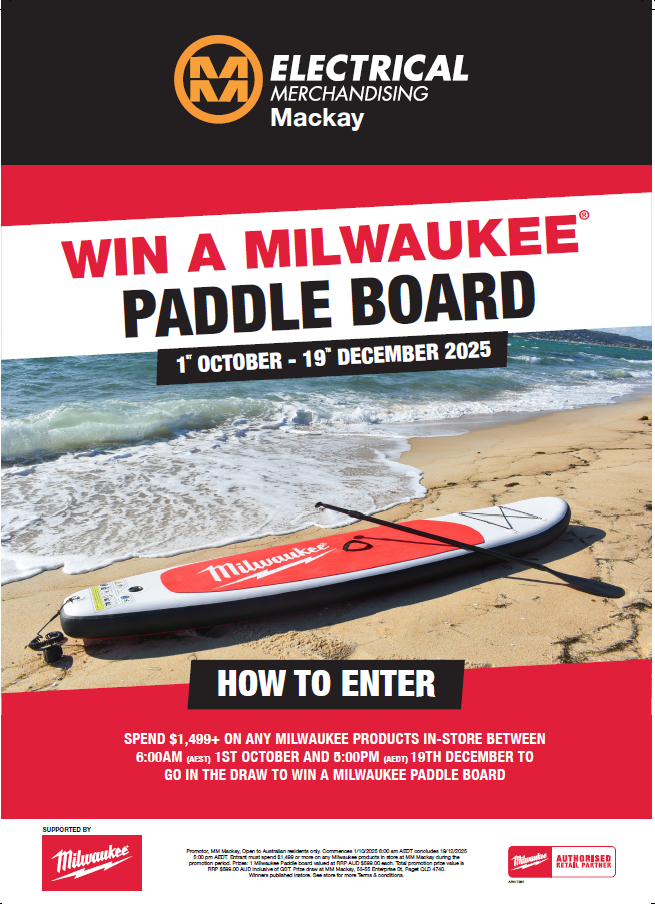 Milwaukee MM Mackay Paddle Board Promo 