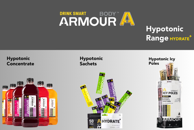 Hypotonic hydration that works as hard as you do.