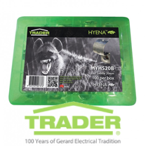 GSME Trader Hyena Conduit Half Saddle 20mm Zinc Plated with 6.5mm Diameter Fastener Hole Plastic Box 100