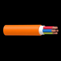 50mm 4 Core+Earth Orange Circular