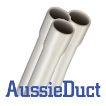 AussieDuct Rigid Conduit Medium Duty 25mm 4M PVC Grey