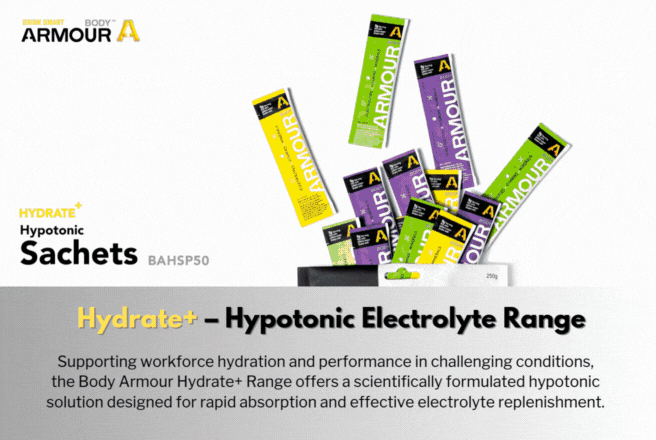 Body Armour in stock MM Electrical Mackay Body Armour Hydrate+ – Hypotonic Electrolyte Range MM Electrical Mackay